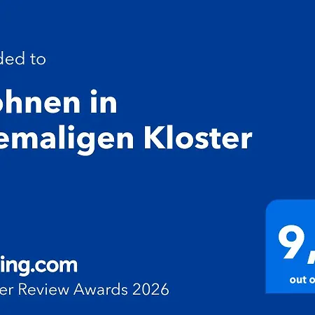 Wohnen In Ehemaligen Kloster Lägenhet